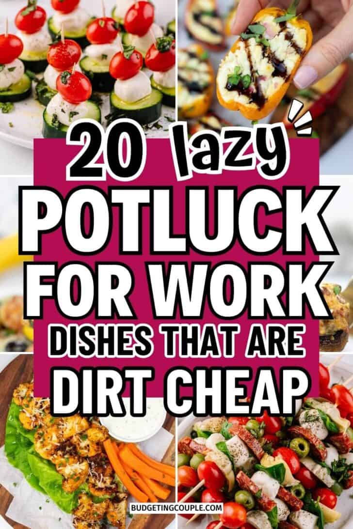 Cheap Office Potluck Ideas: dinner party food protein meal easy dinner potluck ideas room temp