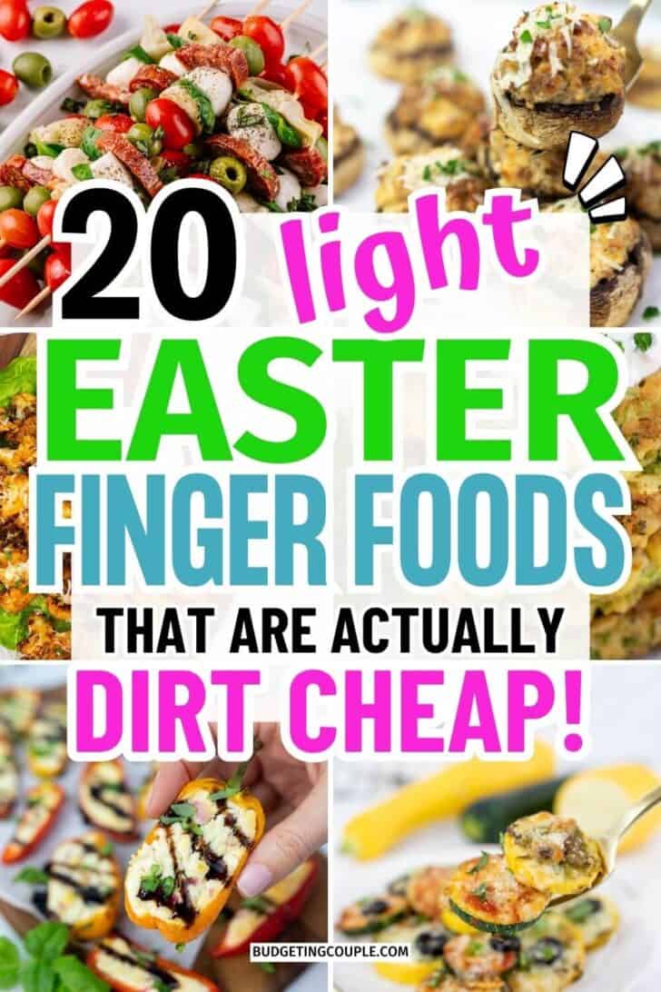 Cheap Easter Appetizers: inexpensive recipes budget finger food you can prepare in advance potluck party