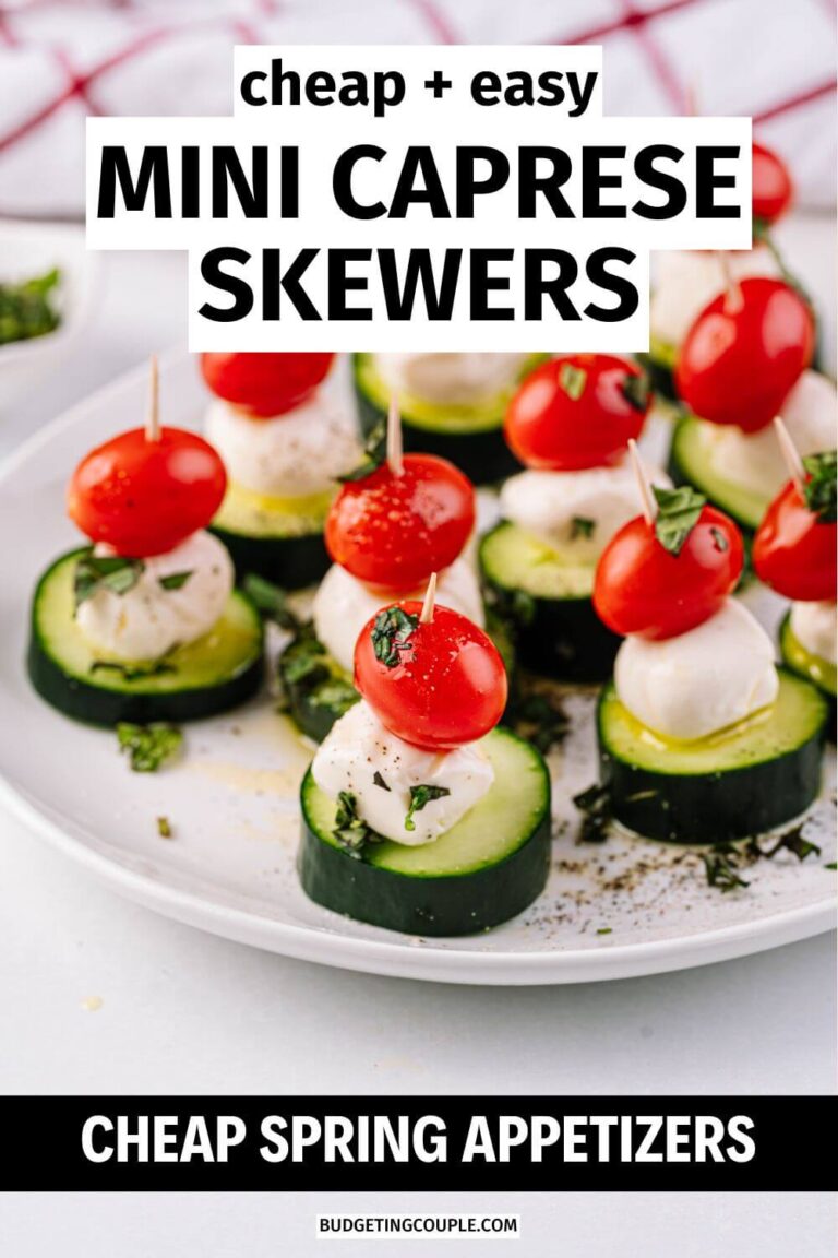 20 Cheap Spring Appetizers - Budgeting Couple