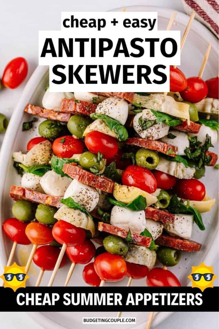 Cheap Summer Appetizers: Budget friendly family meals, cookout potluck, cheap appetizers for party budget simple