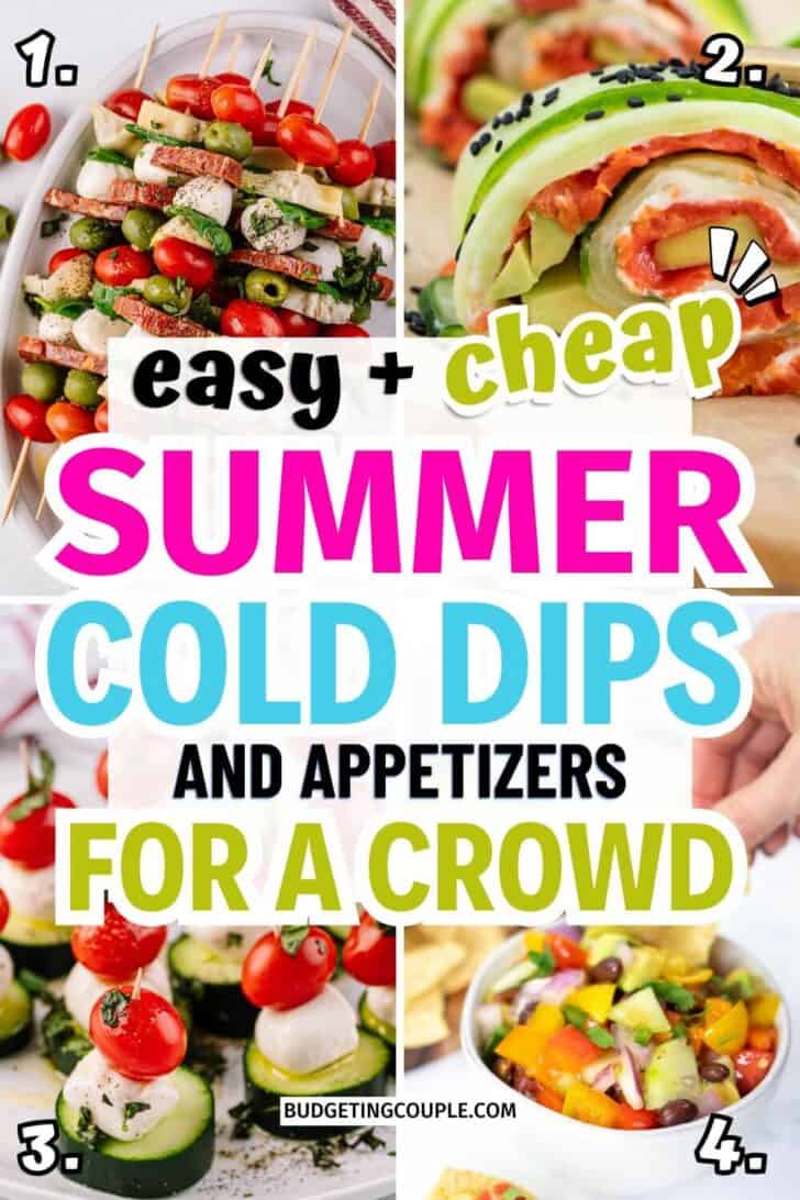 Cheap Summer Appetizers and Dips: food recipes for kids party potluck ideas snacks cheap dinners for a family kid friendly